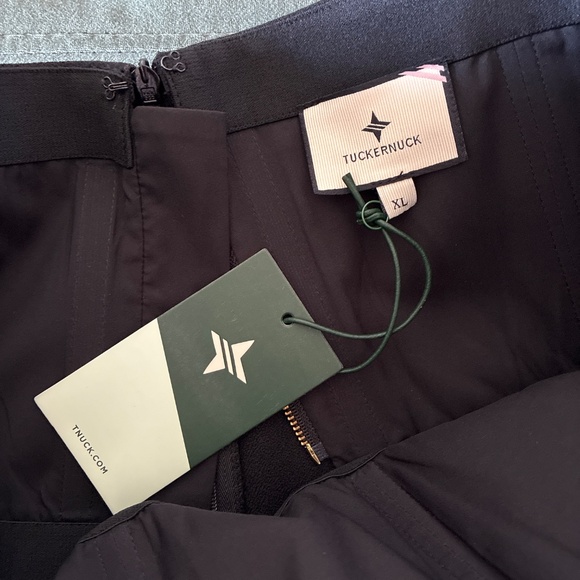 NWT Tuckernuck strapless black crepe Marin top XL - Picture 11 of 12